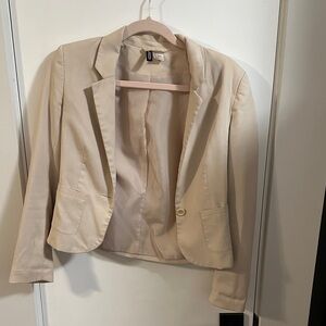 Women's Beige Blazer H&M size 4